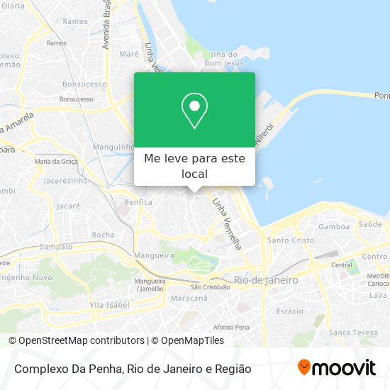 Complexo Da Penha mapa