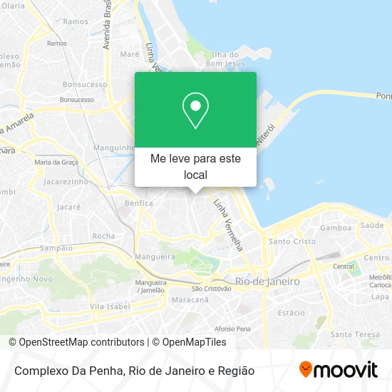 Complexo Da Penha mapa