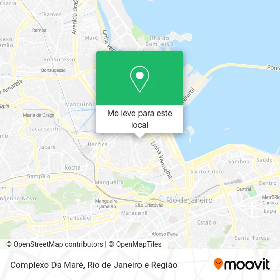 Complexo Da Maré mapa