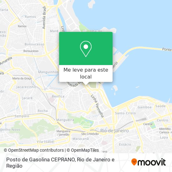 Posto de Gasolina CEPRANO mapa