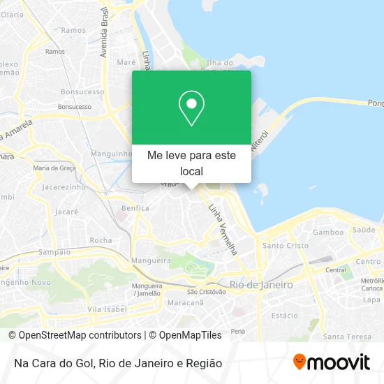 Na Cara do Gol mapa