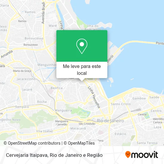 Cervejaria Itaipava mapa