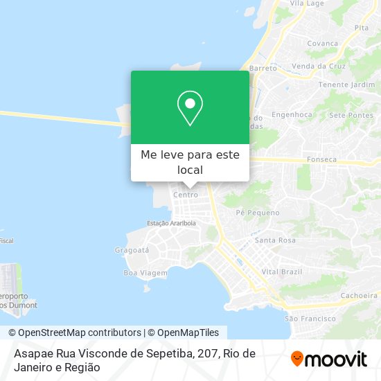 Asapae Rua Visconde de Sepetiba, 207 mapa