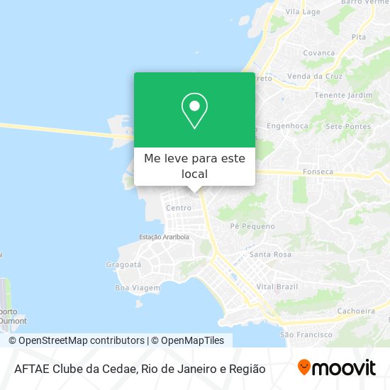 AFTAE Clube da Cedae mapa