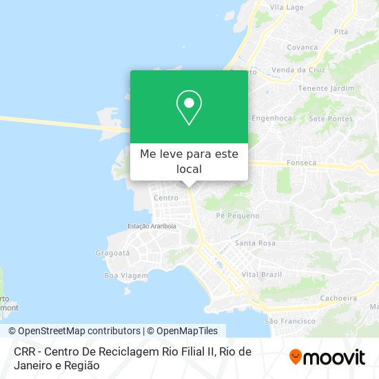 CRR - Centro De Reciclagem Rio Filial II mapa