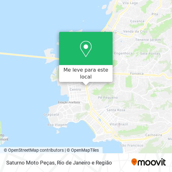 Saturno Moto Peças mapa