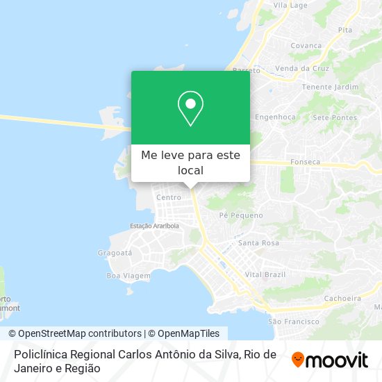 Policlínica Regional Carlos Antônio da Silva mapa