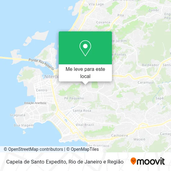 Capela de Santo Expedito mapa