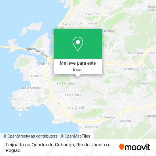 Feijoada na Quadra do Cubango mapa