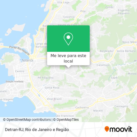 Detran-RJ mapa