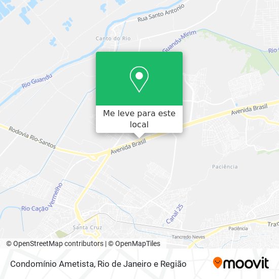 Condomínio Ametista mapa