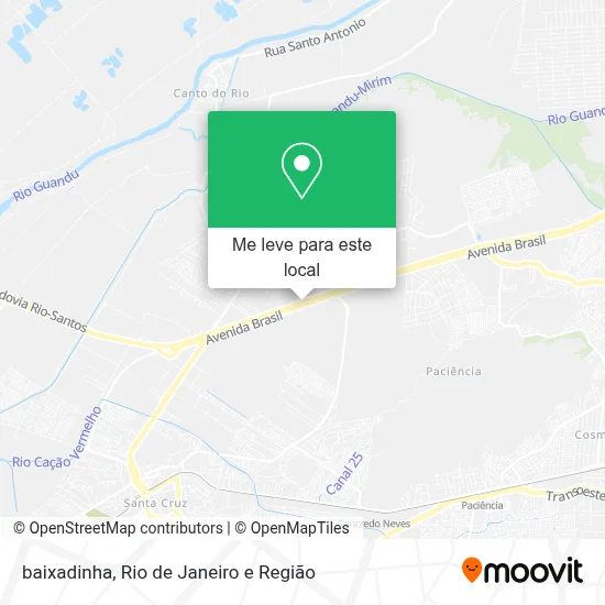 baixadinha mapa