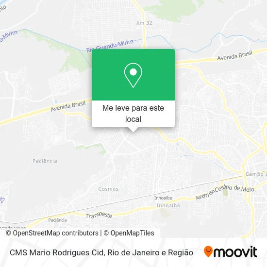 CMS Mario Rodrigues Cid mapa