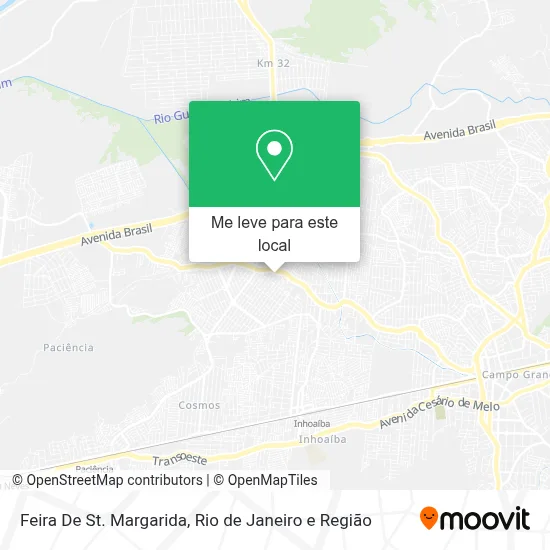 Feira De St. Margarida mapa