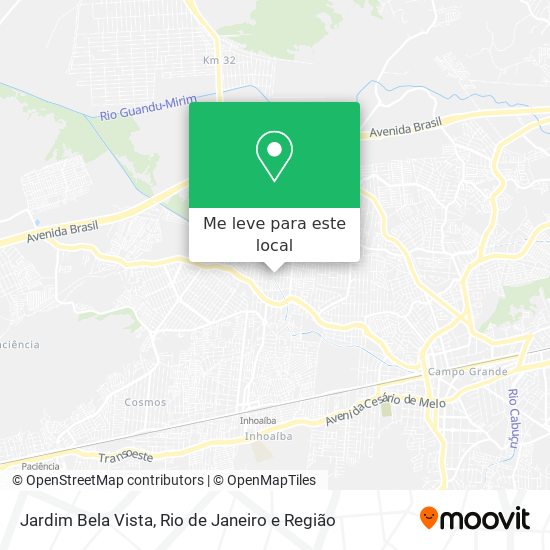 Jardim Bela Vista mapa