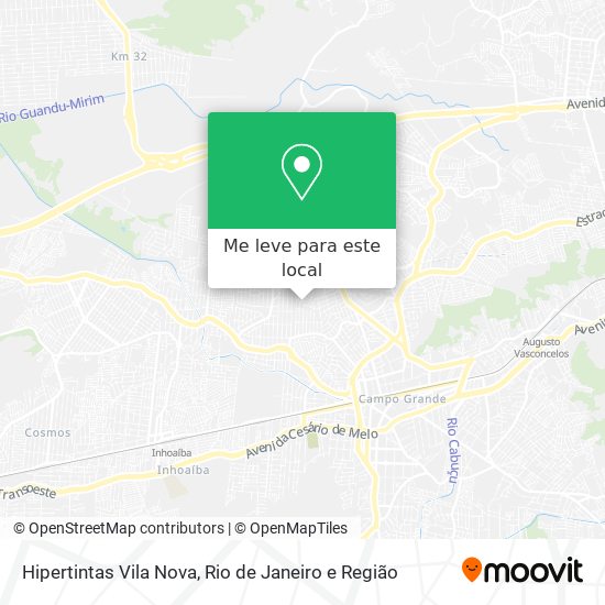 Hipertintas Vila Nova mapa