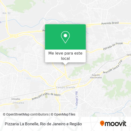 Pizzaria La Bonelle mapa