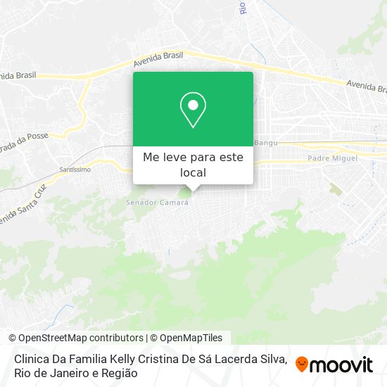 Clinica Da Familia Kelly Cristina De Sá Lacerda Silva mapa
