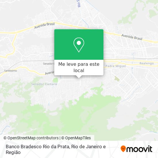 Banco Bradesco Rio da Prata mapa