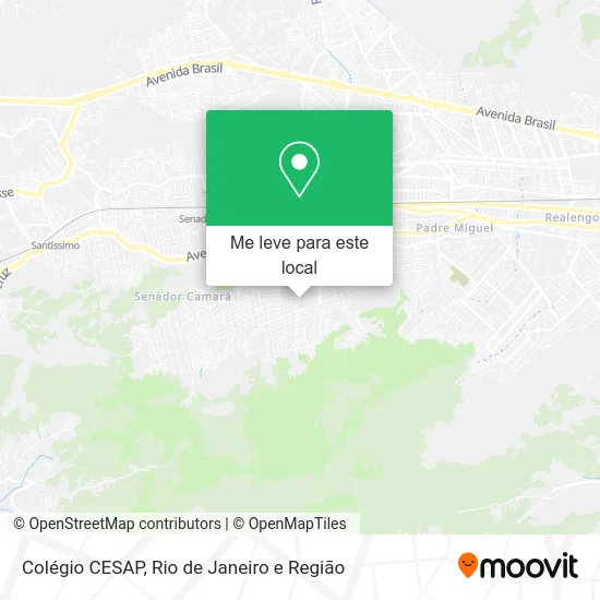 Colégio CESAP mapa