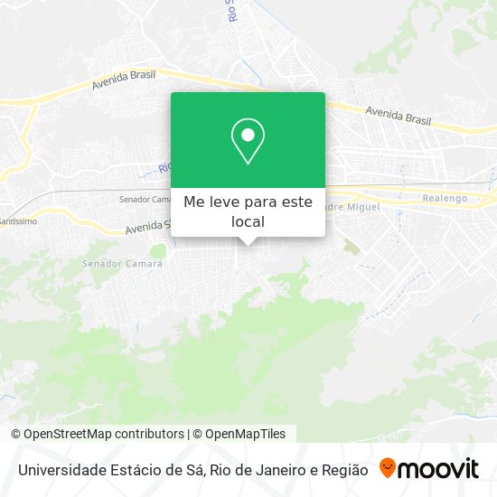 Universidade Estácio de Sá mapa