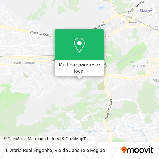 Livraria Real Engenho mapa