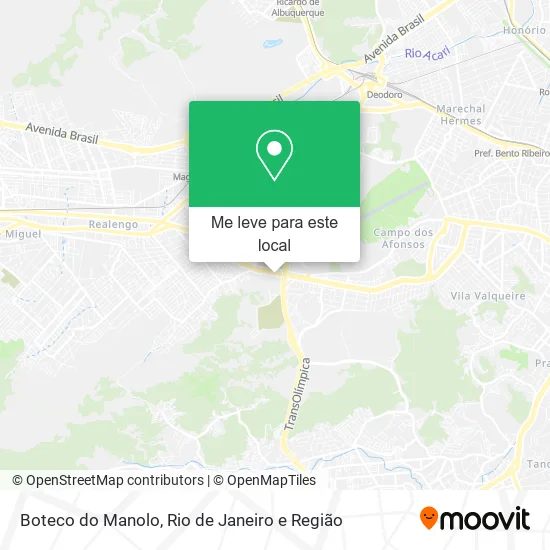 Boteco do Manolo mapa