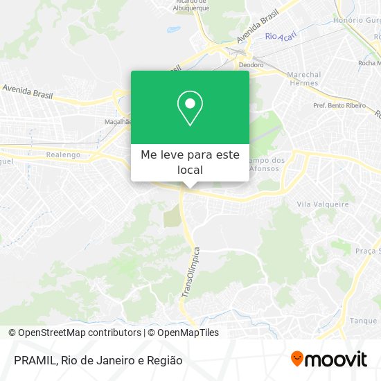 PRAMIL mapa