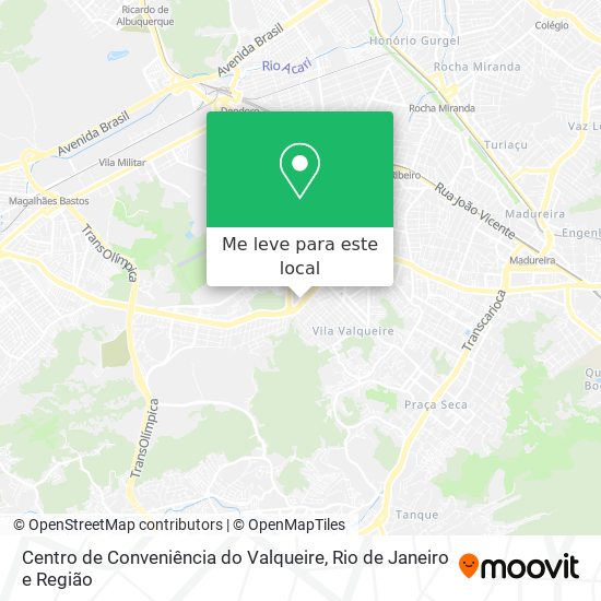 Centro de Conveniência do Valqueire mapa