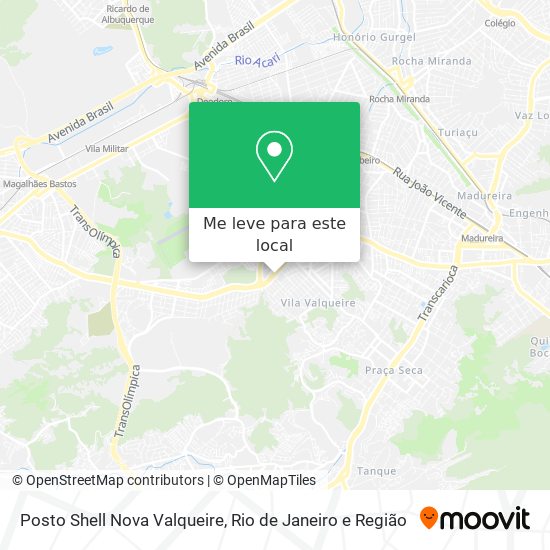 Posto Shell Nova Valqueire mapa