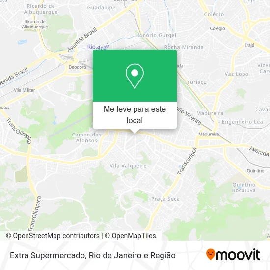 Extra Supermercado mapa