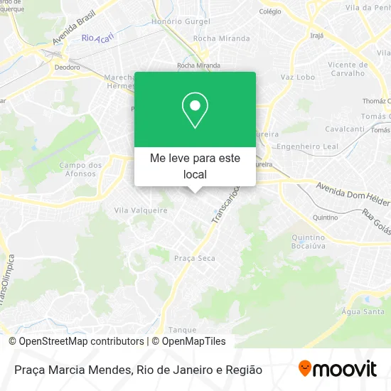 Praça Marcia Mendes mapa