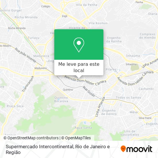 Supermercado Intercontinental mapa