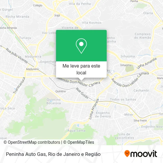 Peninha Auto Gas mapa