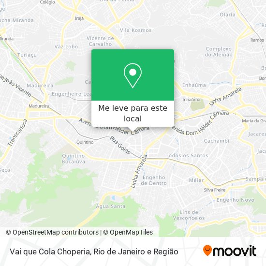 Vai que Cola Choperia mapa