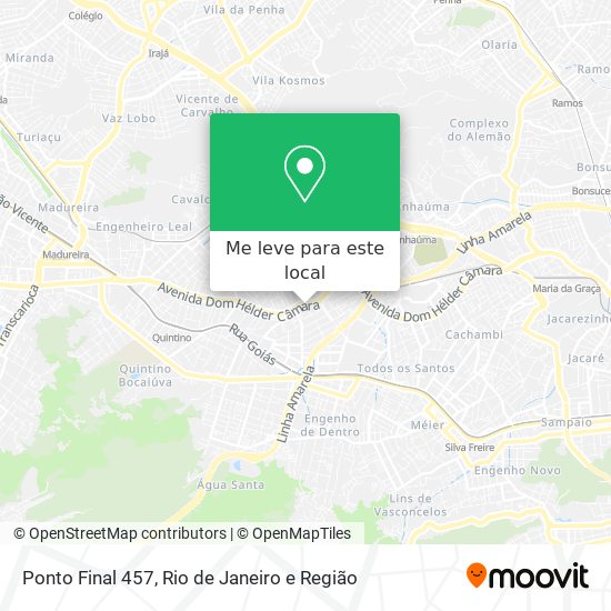 Ponto Final 457 mapa
