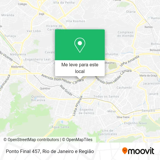 Ponto Final 457 mapa
