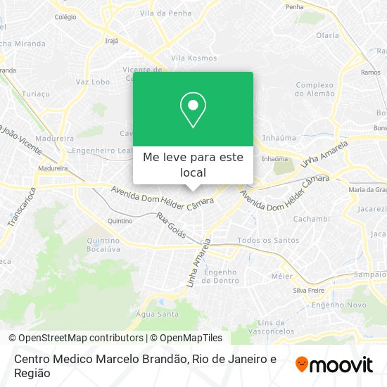 Centro Medico Marcelo Brandão mapa