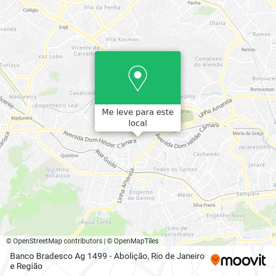 Banco Bradesco Ag 1499 - Abolição mapa