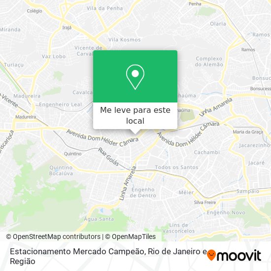 Estacionamento Mercado Campeão mapa