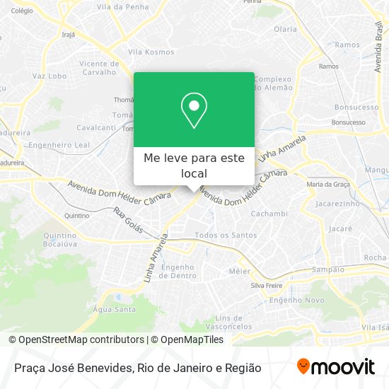 Praça José Benevides mapa