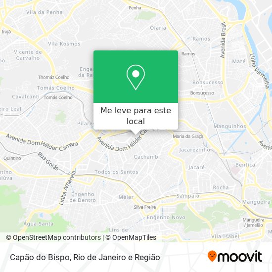 Capão do Bispo mapa
