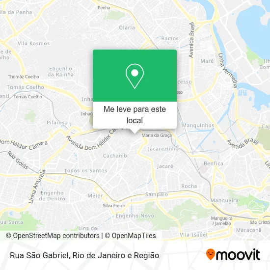 Rua São Gabriel mapa