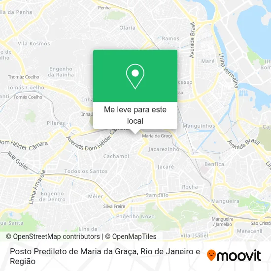 Posto Predileto de Maria da Graça mapa