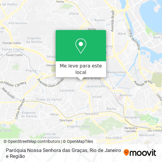 Paróquia Nossa Senhora das Graças mapa