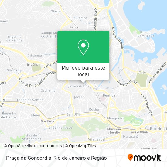 Praça da Concórdia mapa