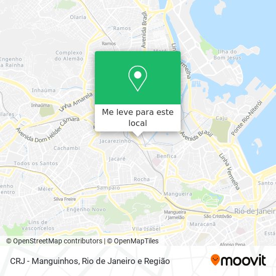 CRJ - Manguinhos mapa