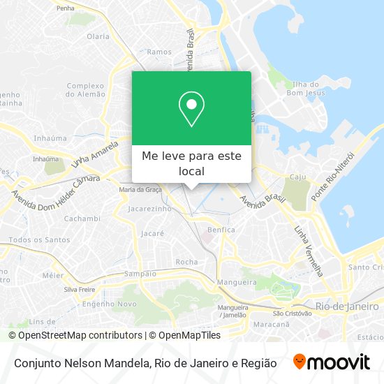 Conjunto Nelson Mandela mapa