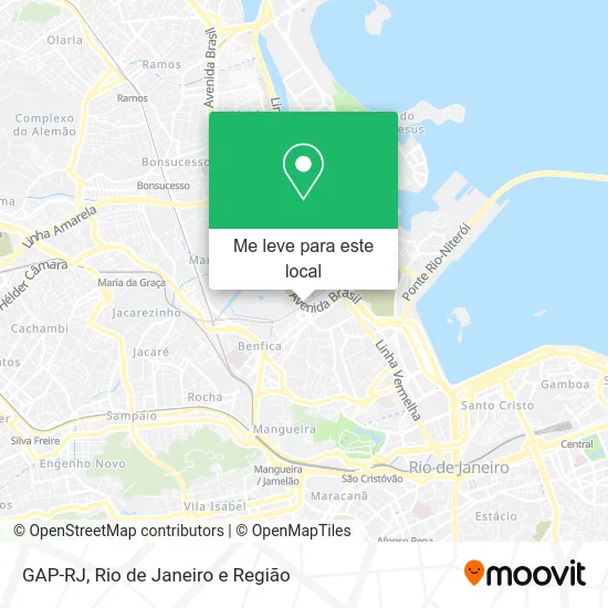 GAP-RJ mapa