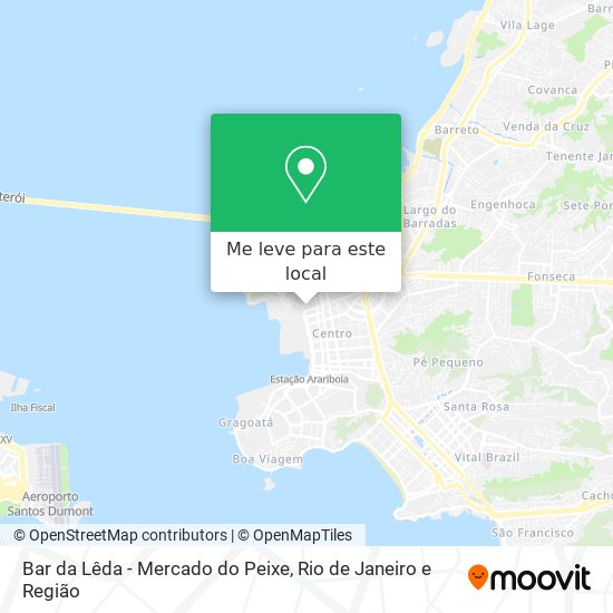 Bar da Lêda - Mercado do Peixe mapa